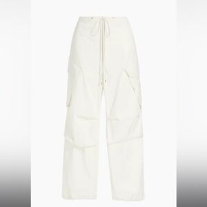 Agolde White Cargo Pants ginerva